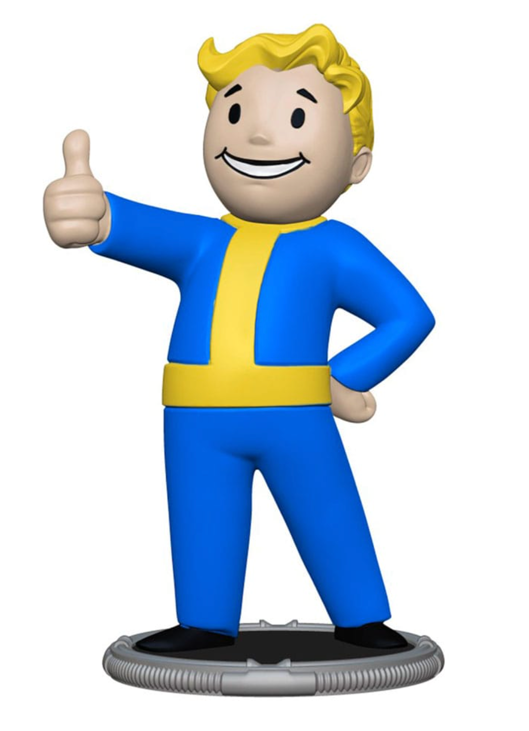 Mini Collectible Figure of Fallout Vault Boy, the Iconic Mascot from the Fallout Video Game Series