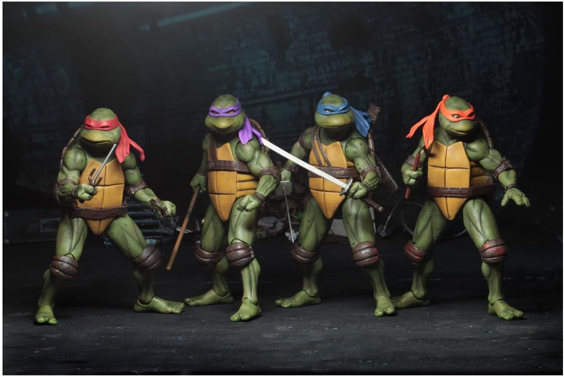 NECA 7-Inch Action Figure of Michelangelo from the 1990 Teenage Mutant Ninja Turtles Movie (Pending Release)
