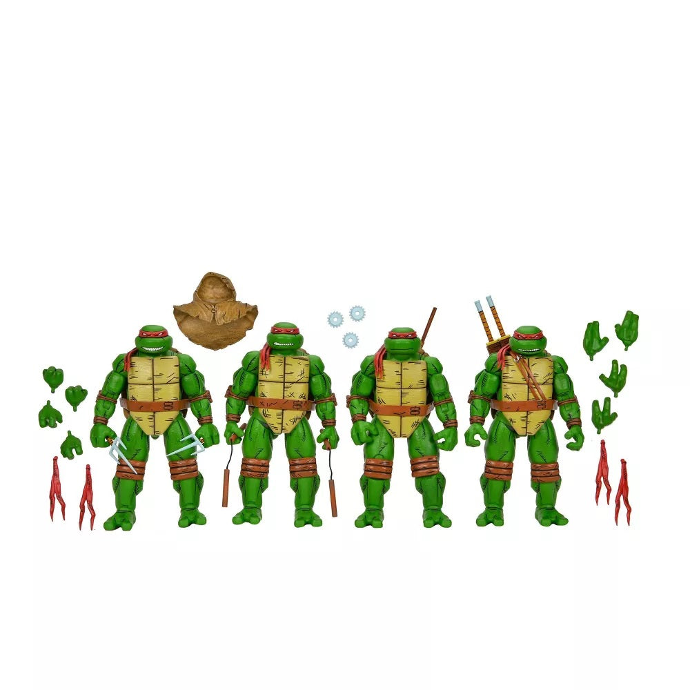 NECA Ultimate 7-Inch Teenage Mutant Ninja Turtles Action Figure 4-Pack Set from Mirage Comics