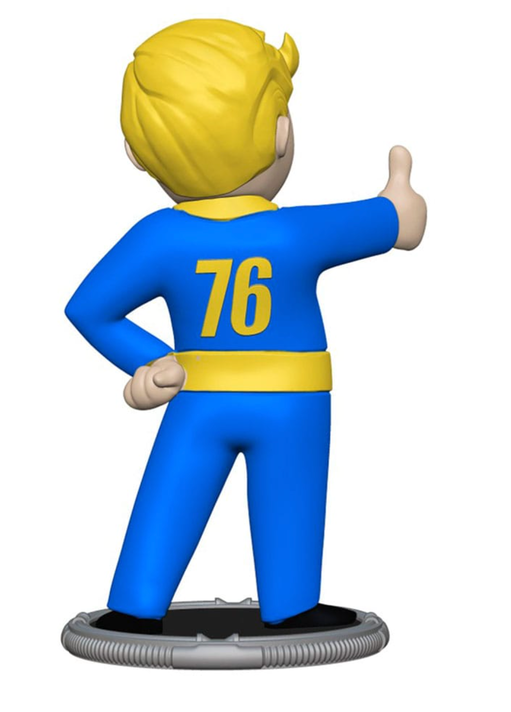 Mini Collectible Figure of Fallout Vault Boy, the Iconic Mascot from the Fallout Video Game Series