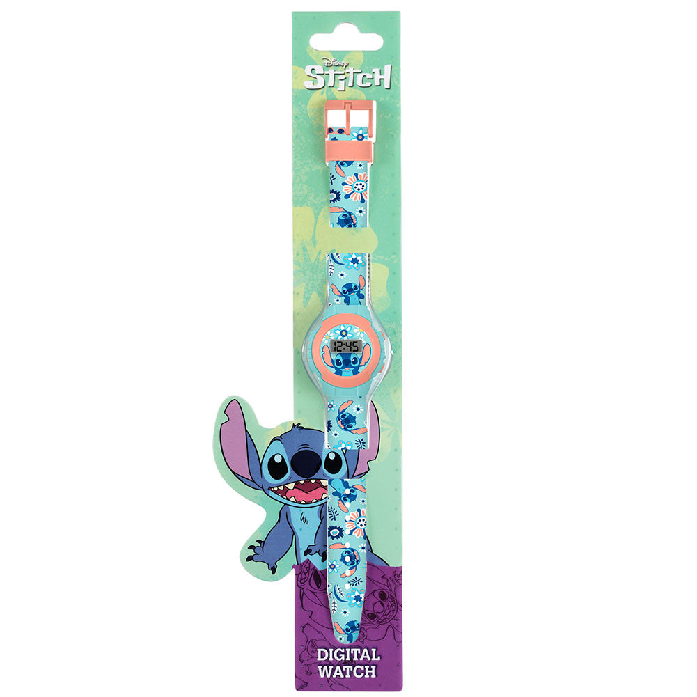 Lilo & Stitch Branded Kids' Digital Wristwatch Featuring Stitch Character