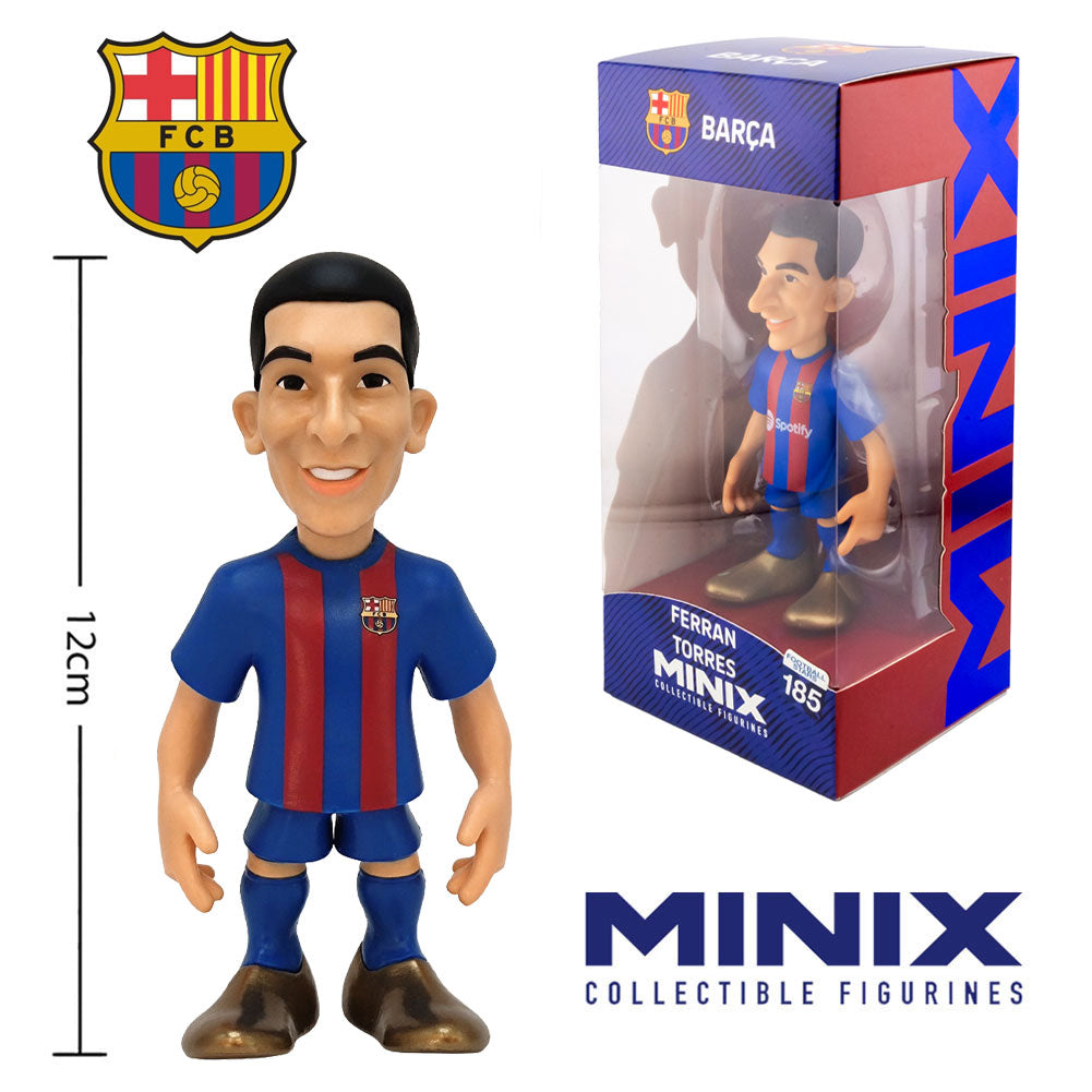 FC Barcelona Collectible MINIX Figure of Ferran Torres in Team Kit