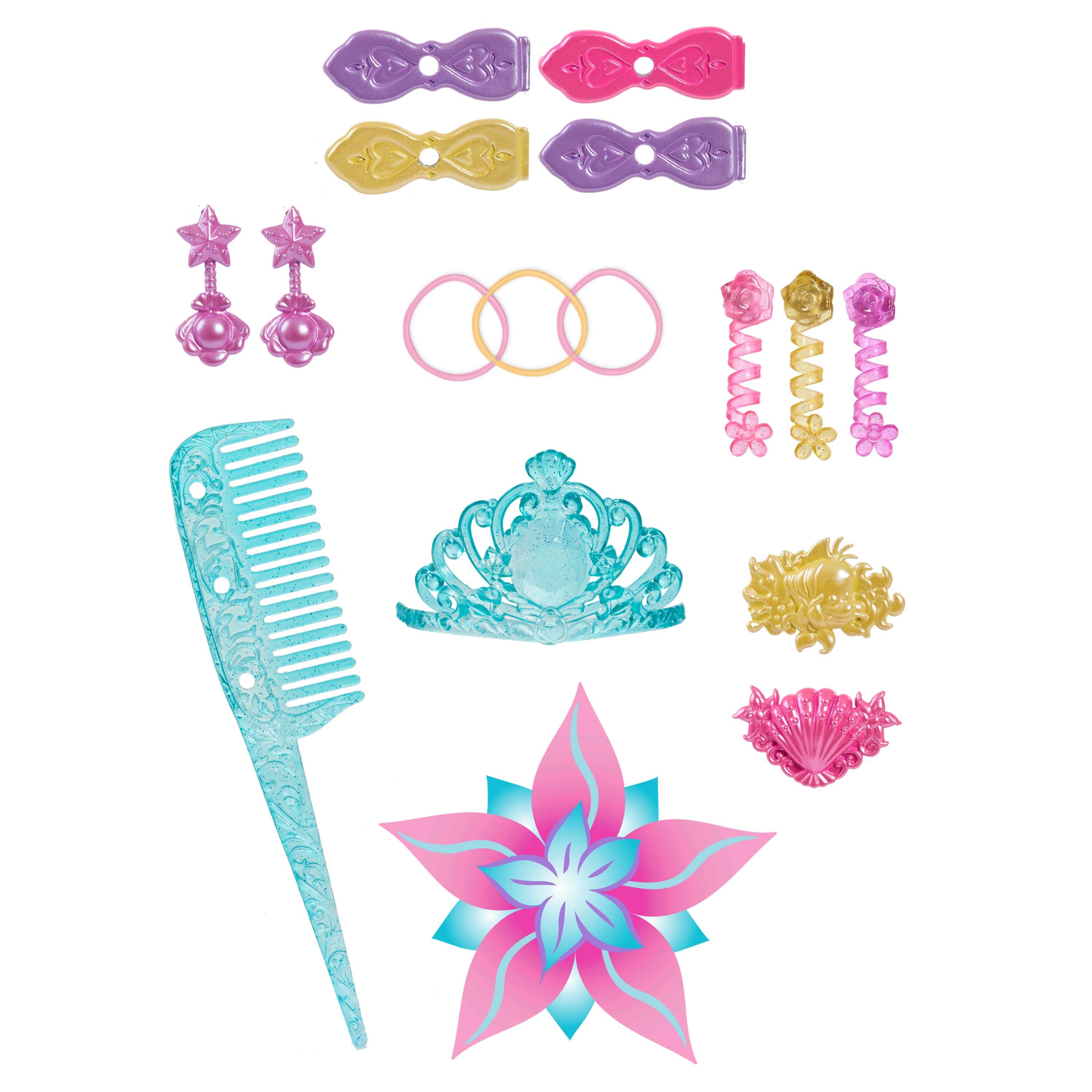 Disney Princess Ariel Hair Styling Play Head Toy with Accessories