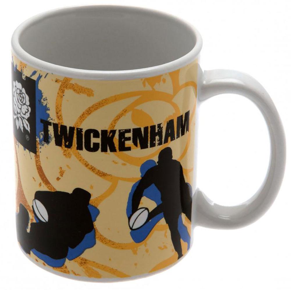 England Rugby Football Union Fortress Twickenham Ceramic Coffee Mug for Everyday Use