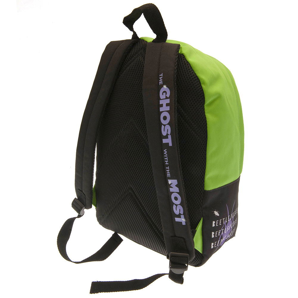 Premium Beetlejuice-Inspired Purple and Green Backpack