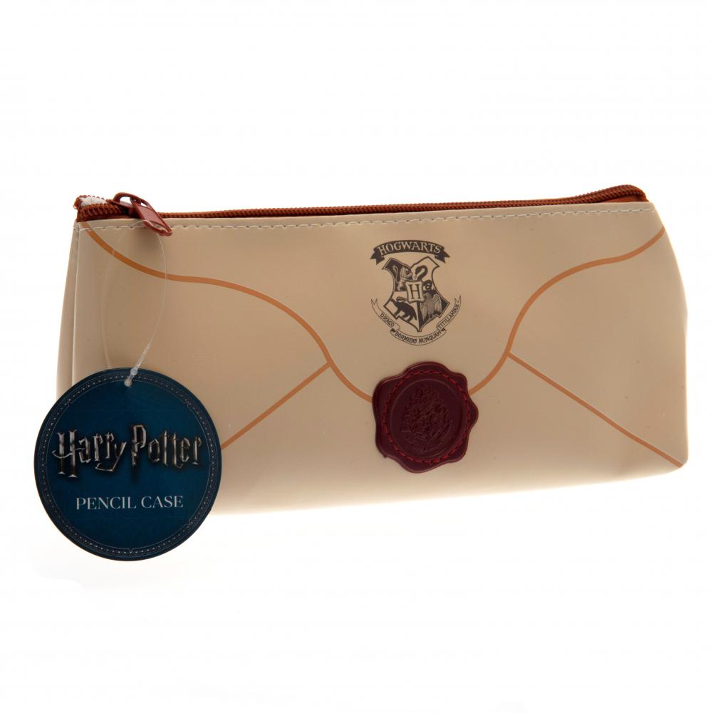 Harry Potter Themed Triangular Zipped Pencil Case Inspired by Hogwarts Letter