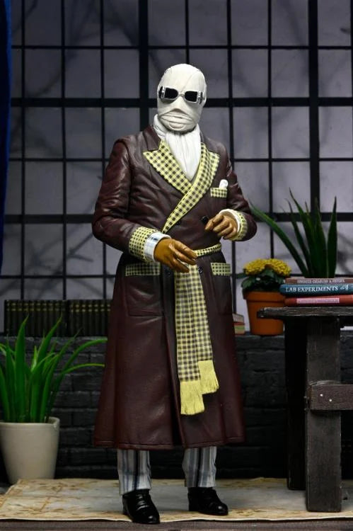NECA Ultimate 7-Inch Action Figure - Color Version of the Invisible Man at Kemp House from Universal Monsters