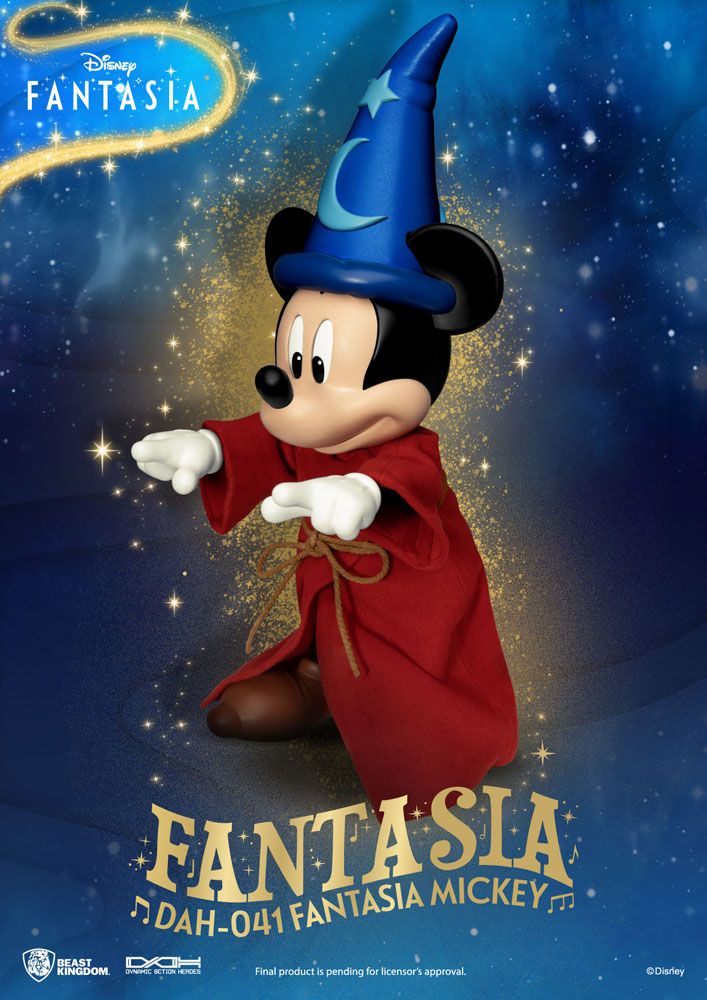 1/9 Scale Disney Classic Dynamic Action Heroes Mickey Fantasia Action Figure - Inspired by 'The Sorcerer's Apprentice'