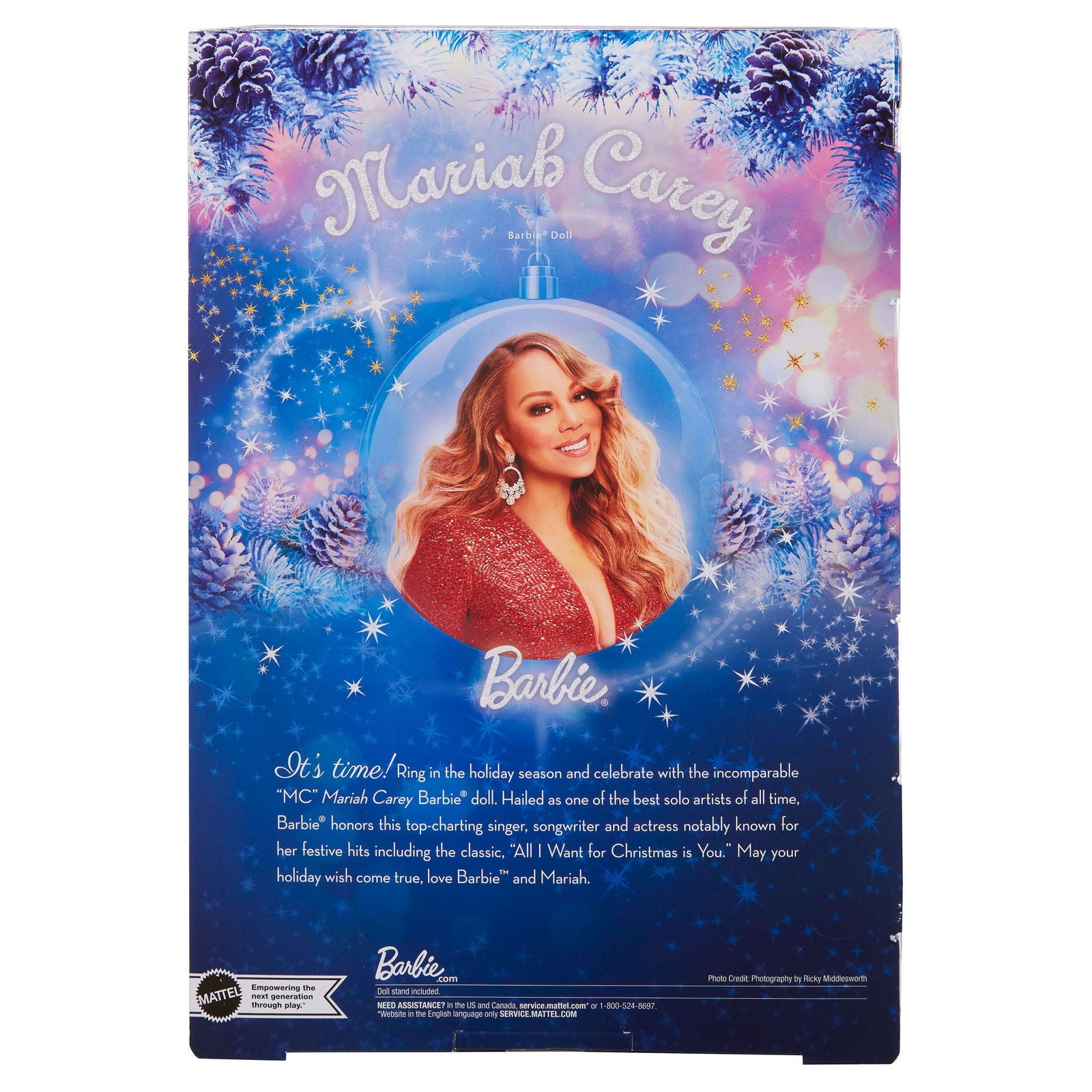 Barbie Holiday Celebration Collectible Doll Featuring Mariah Carey