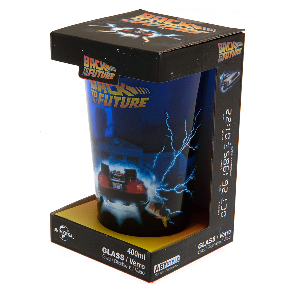 Back To The Future Premium Large Drinking Glass for Everyday Use