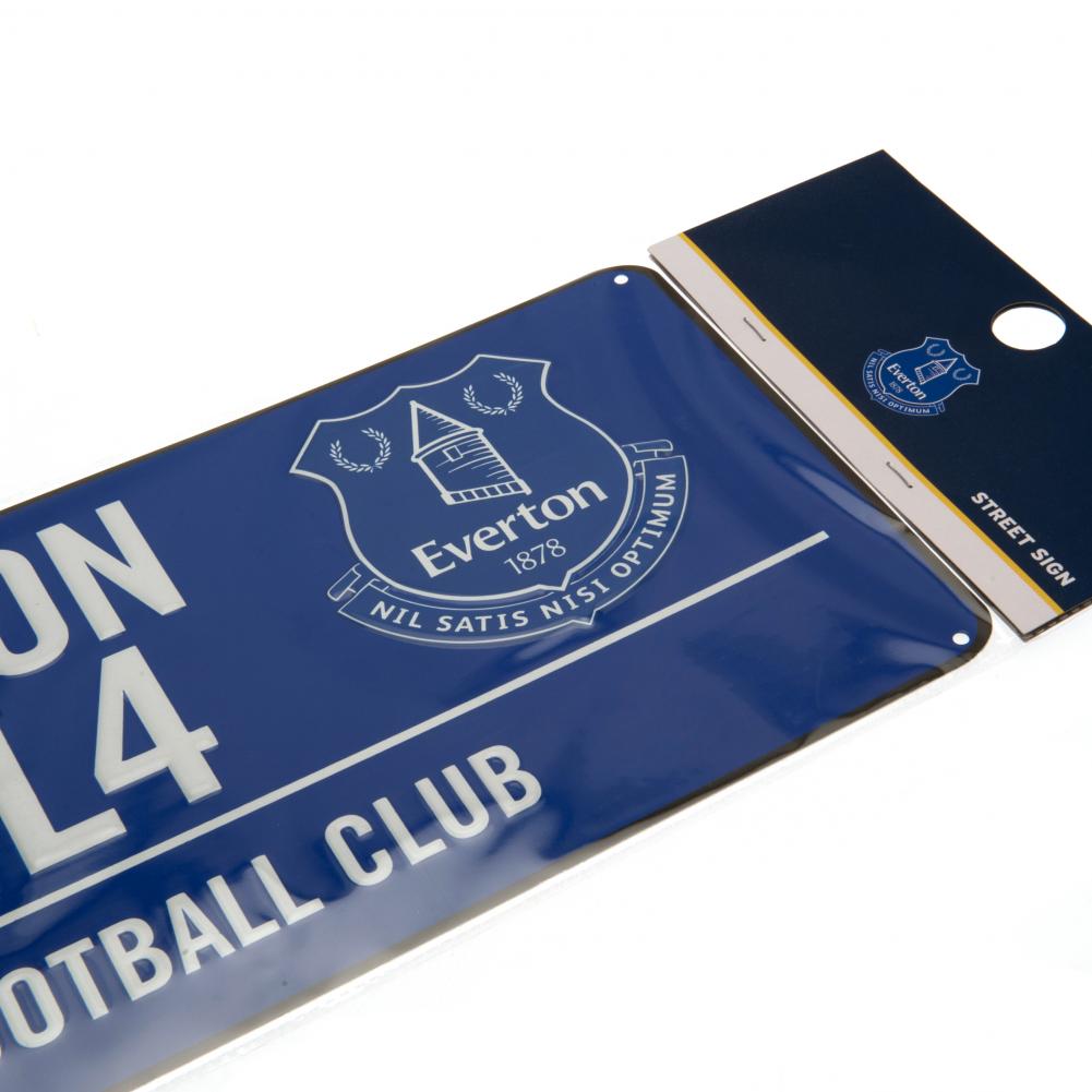 Everton Football Club Decorative Colourful Street Sign for Wall Hanging