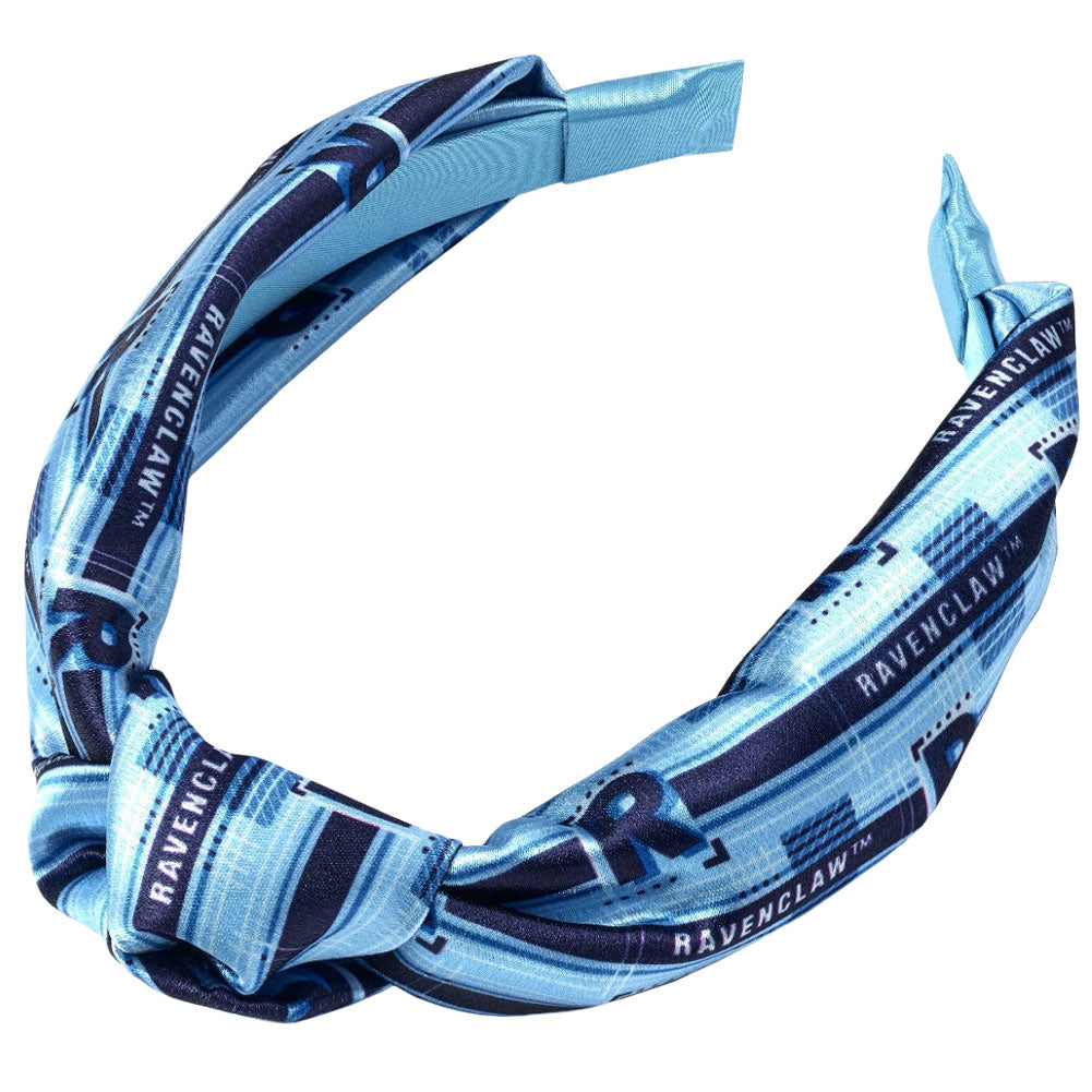 Colorful Satin Knotted Ravenclaw Harry Potter Headband for All Sizes