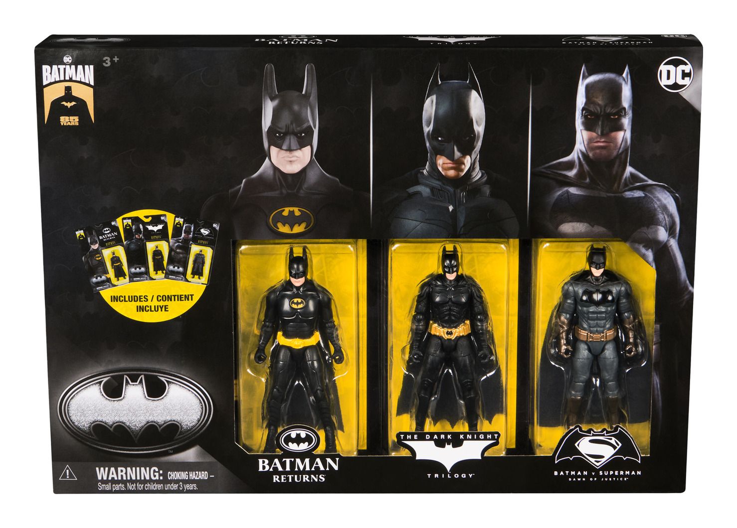 85th Anniversary Batman 4-inch Action Figures Multipack