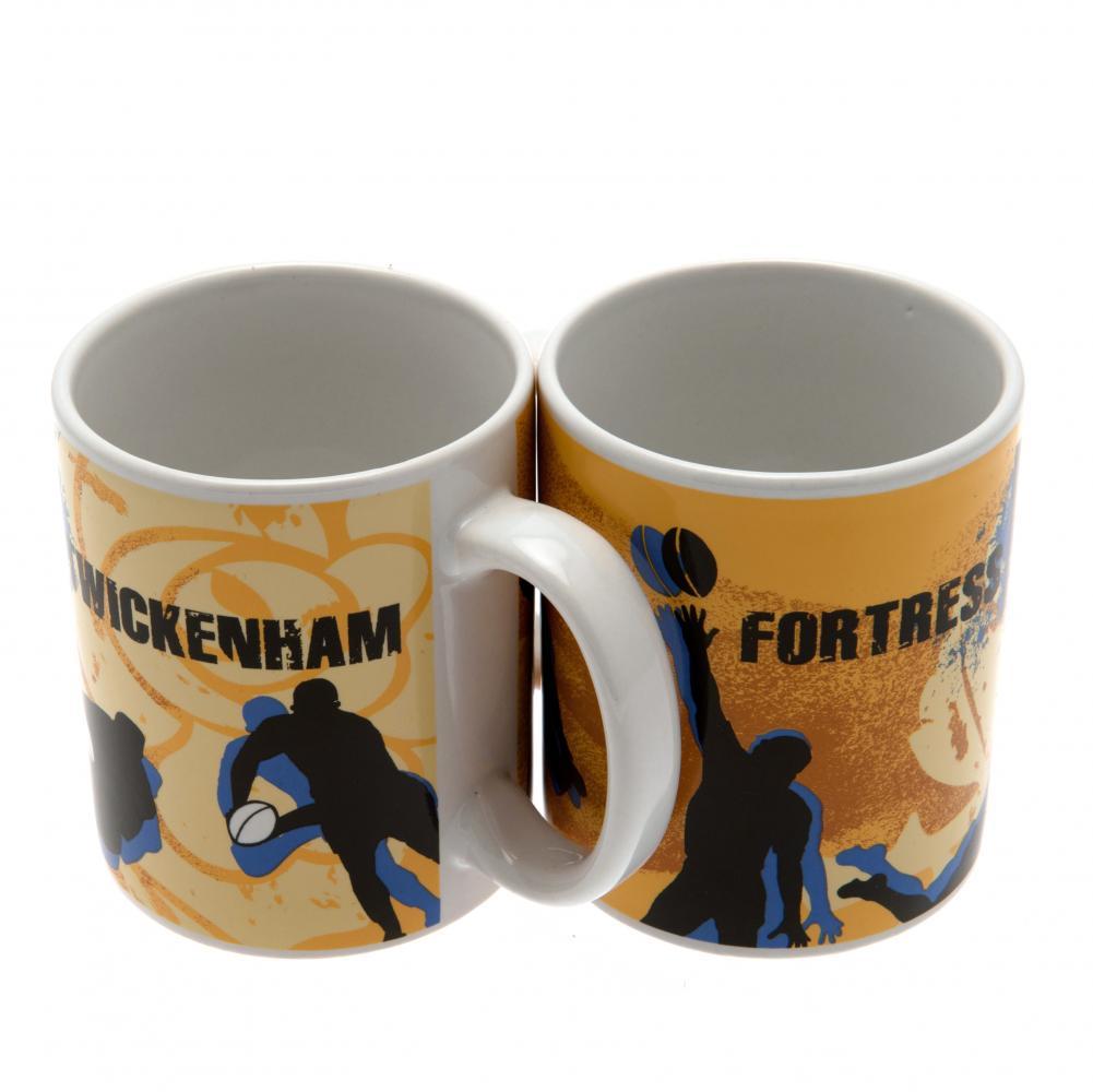 England Rugby Football Union Fortress Twickenham Ceramic Coffee Mug for Everyday Use