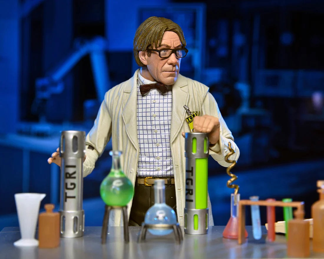NECA Collectible 7 Scale Action Figure 2-pack of Professor Perry from Teenage Mutant Ninja Turtles II: The Secret of the Ooze