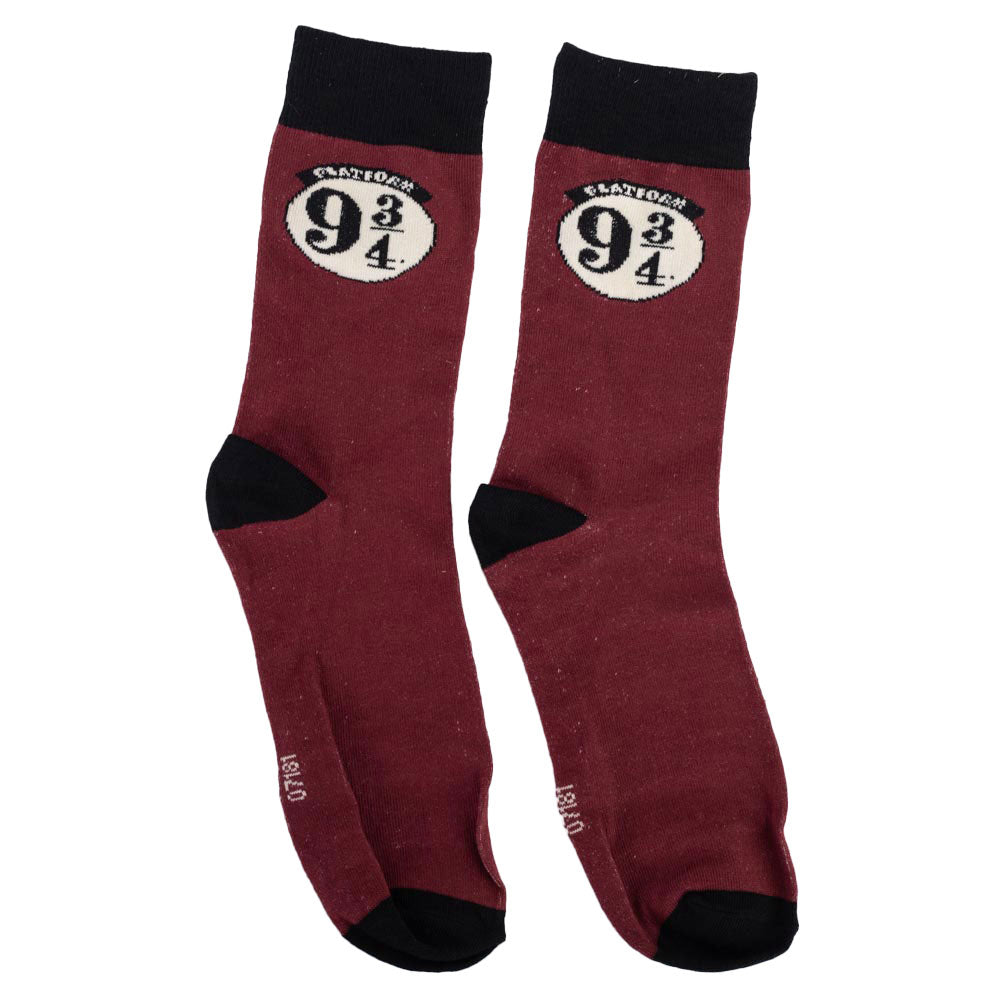 Harry Potter Platform 9 and 3 Quarters-themed Ceramic Mug and Cotton Sock Gift Set