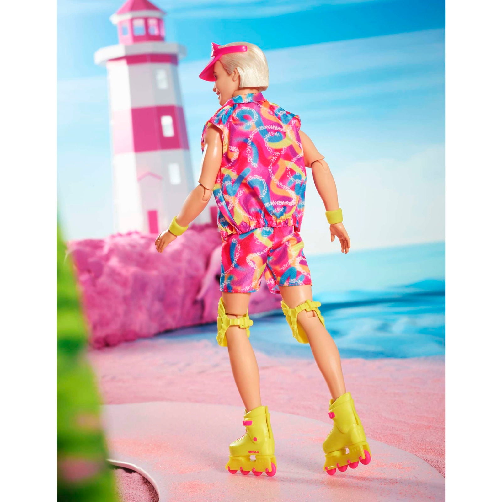 Barbie The Movie Collectible Neon Roller Skating Ken Doll Toy