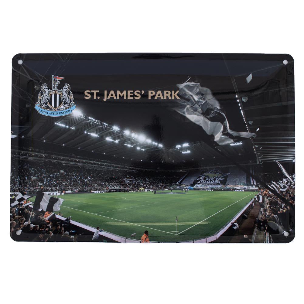 Newcastle United Two-Piece Set of Deluxe Stadium Wall-Mounted Photo Signs