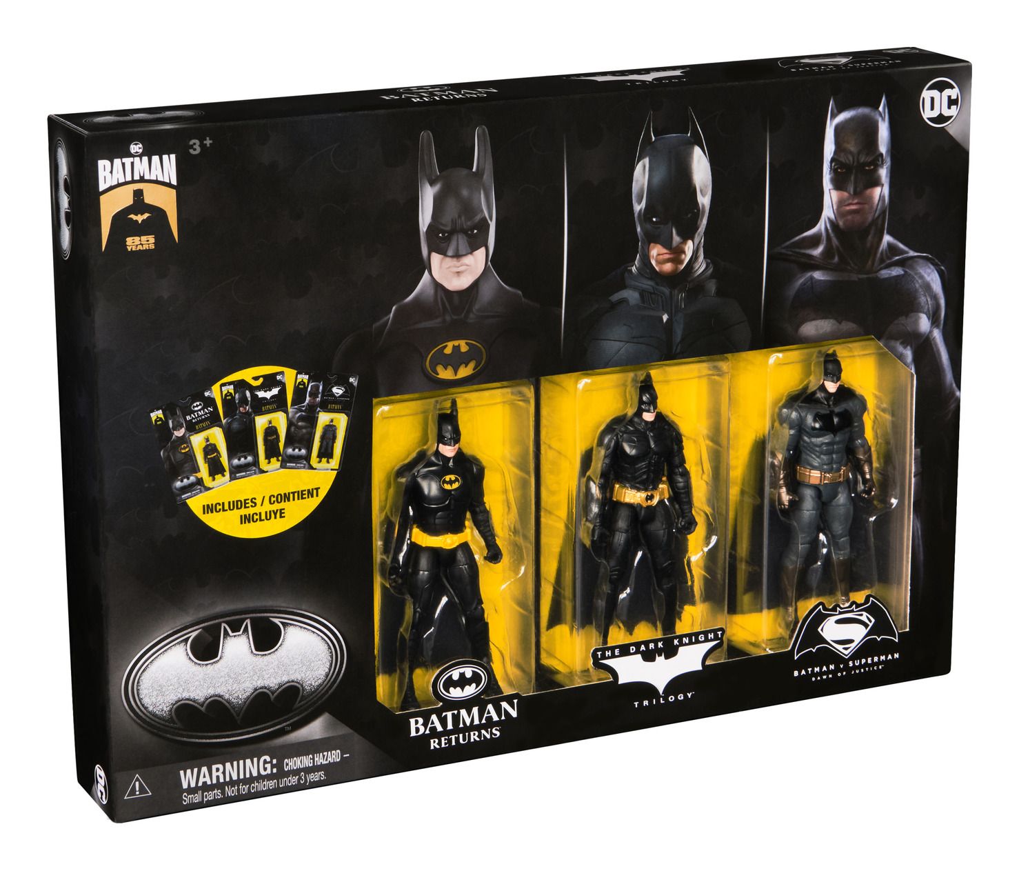 85th Anniversary Batman 4-inch Action Figures Multipack
