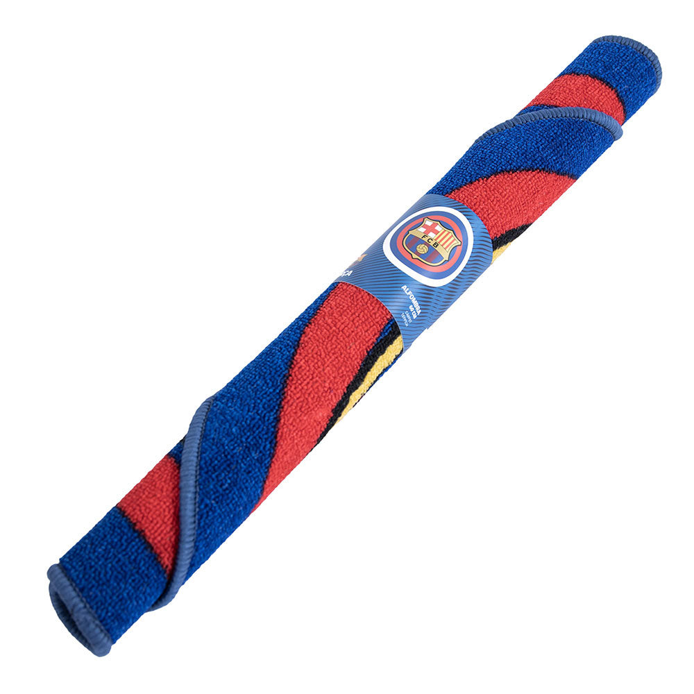 FC Barcelona Circular Bedroom Rug for Decorative Use