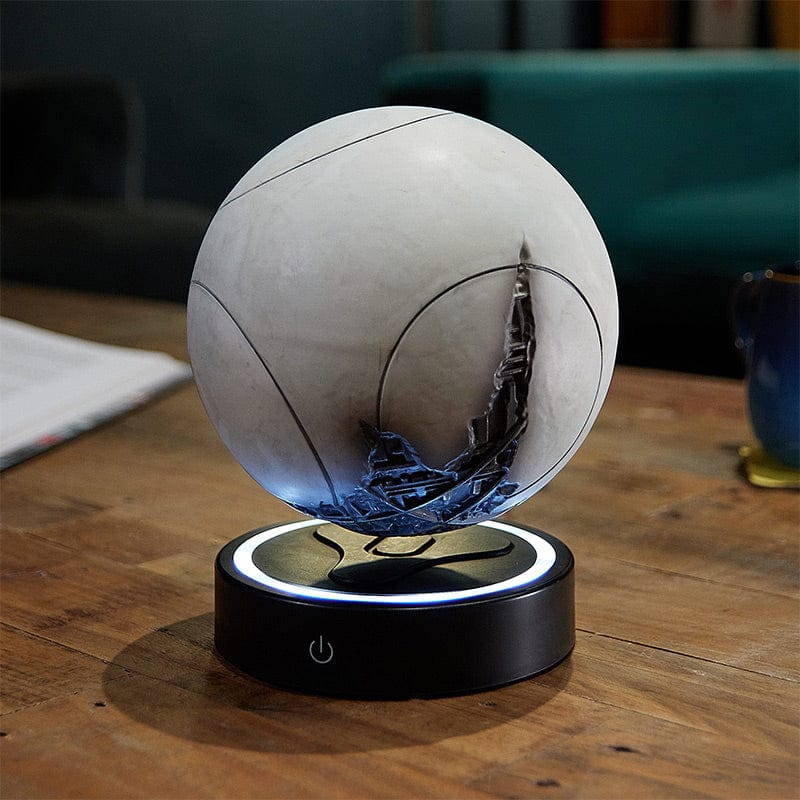 Destiny Themed Floating Traveler LED Decorative Lamp for Gaming and Home Decor