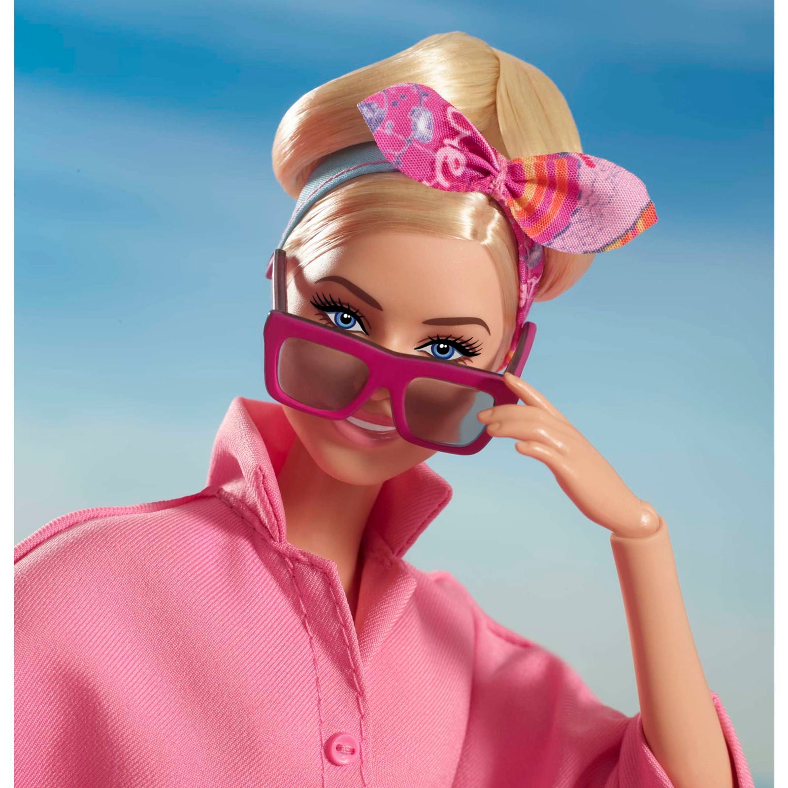 Collectible Barbie The Movie Pink Power Jumpsuit Margot Robbie-Inspired Barbie Doll Toy