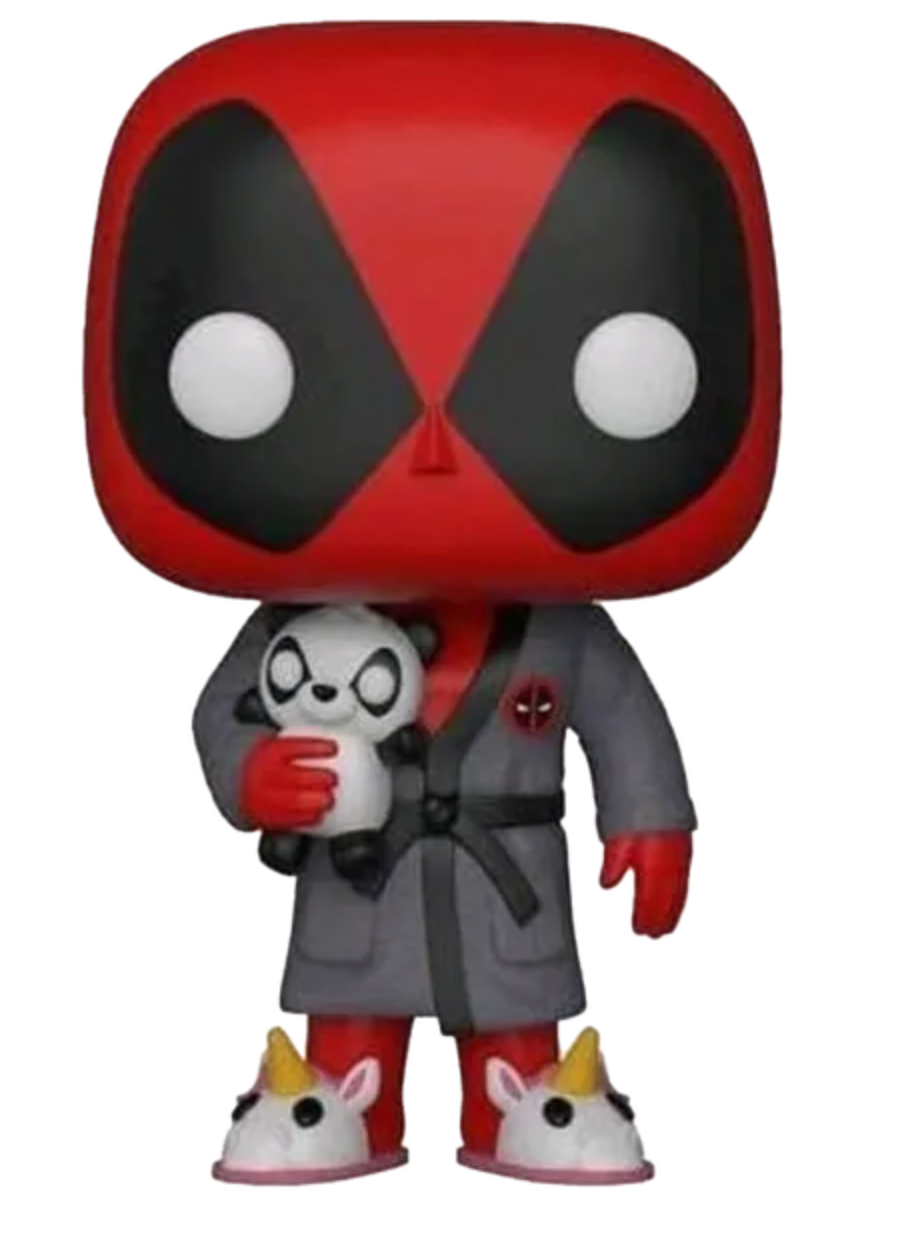 Marvel Deadpool Bedtime Themed Funko Pop! Vinyl Collectible Figure with Deadpool in Robe Design