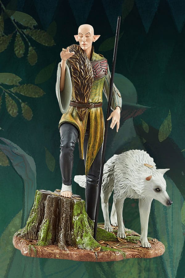 14cm Tall Dragon Age Solas the Hierophant Tarot Statue with Matching Base