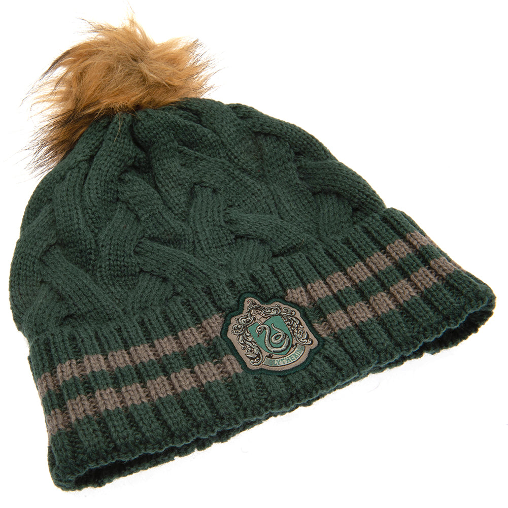 Harry Potter Themed Slytherin Bobble Beanie for Adults
