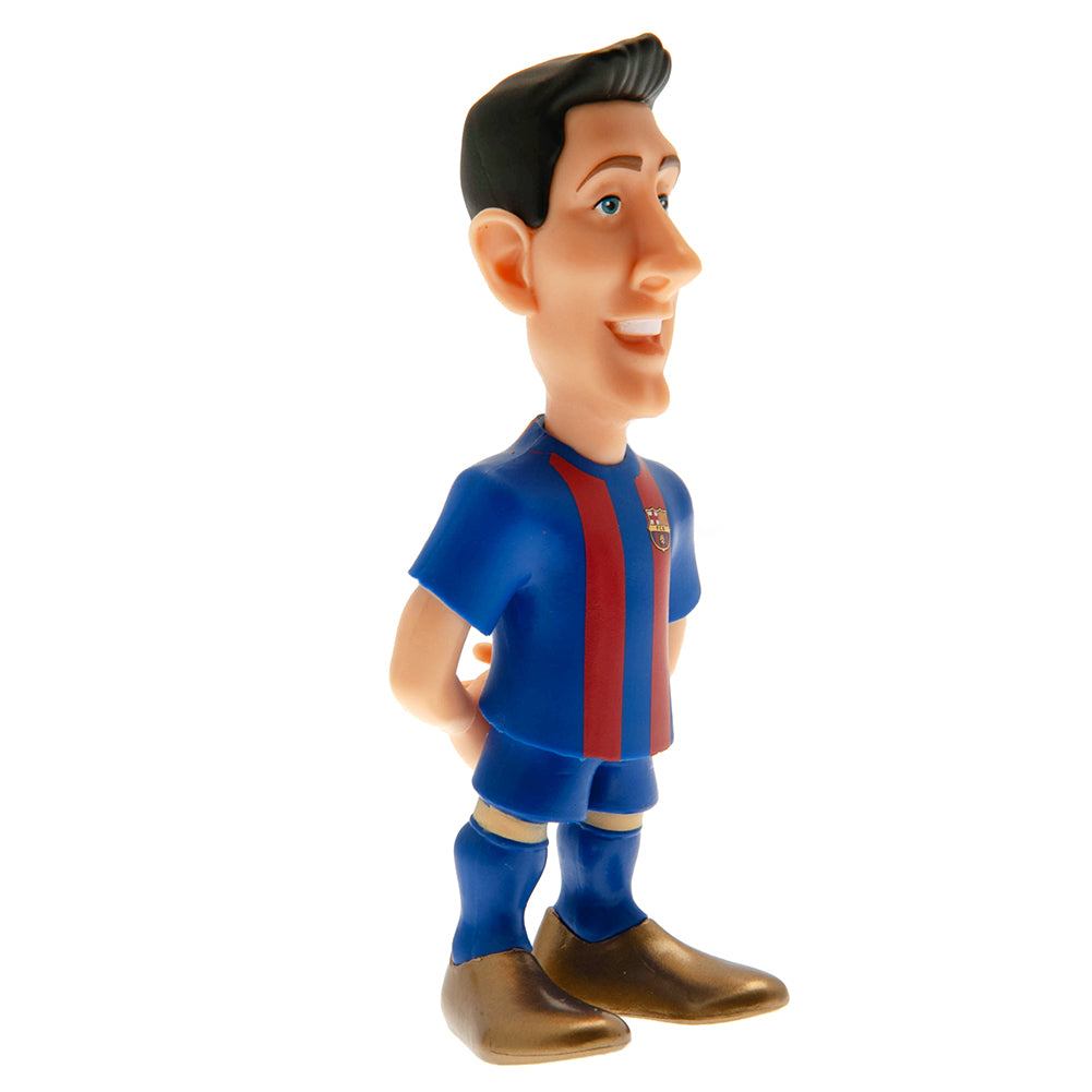 FC Barcelona Collectible MINIX Figurine of Football Star Robert Lewandowski