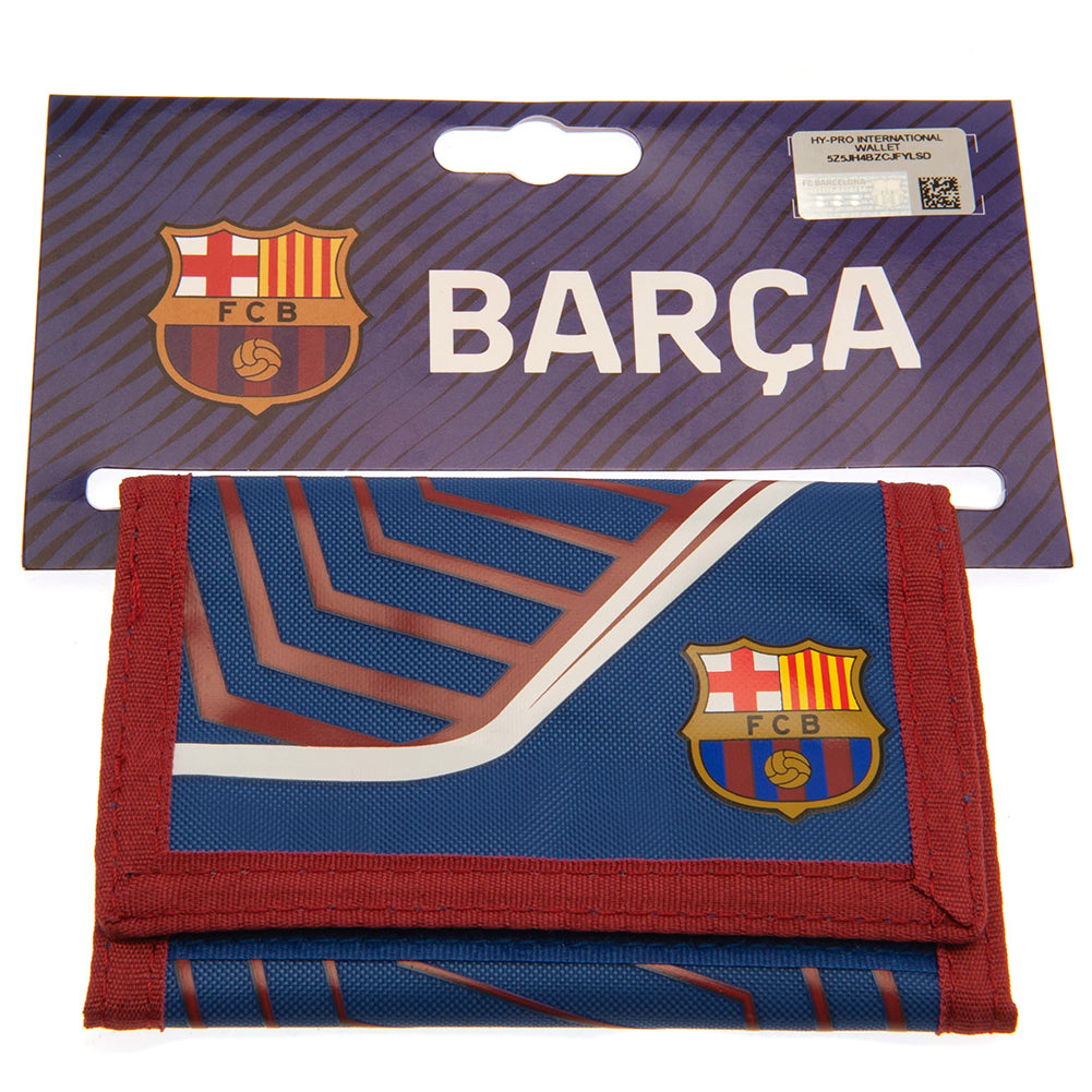Stylish FC Barcelona Flash Design Polyester Wallet