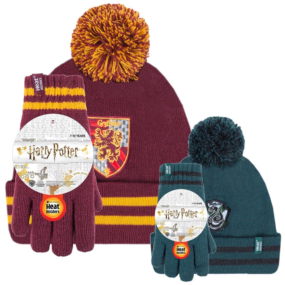 Kids' Magical Harry Potter Themed Hat and Gloves Ensemble