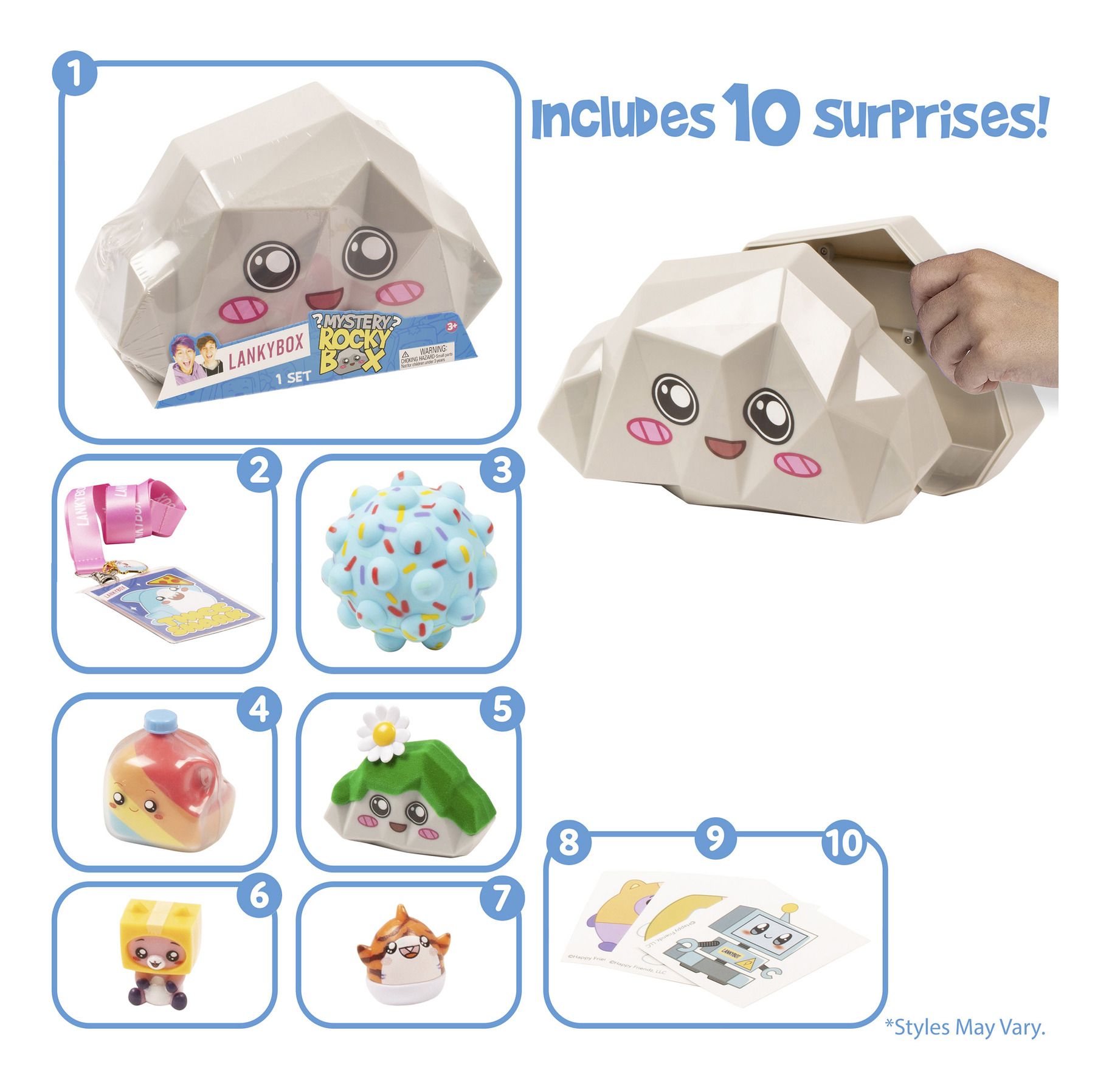 LankyBox Super Surprising Mystery Rocky Collectible Box