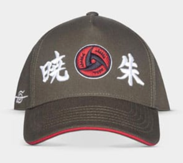 Naruto Shippuden Licensed Akatsuki Clan Adjustable Curved Bill Cotton Baseball Cap