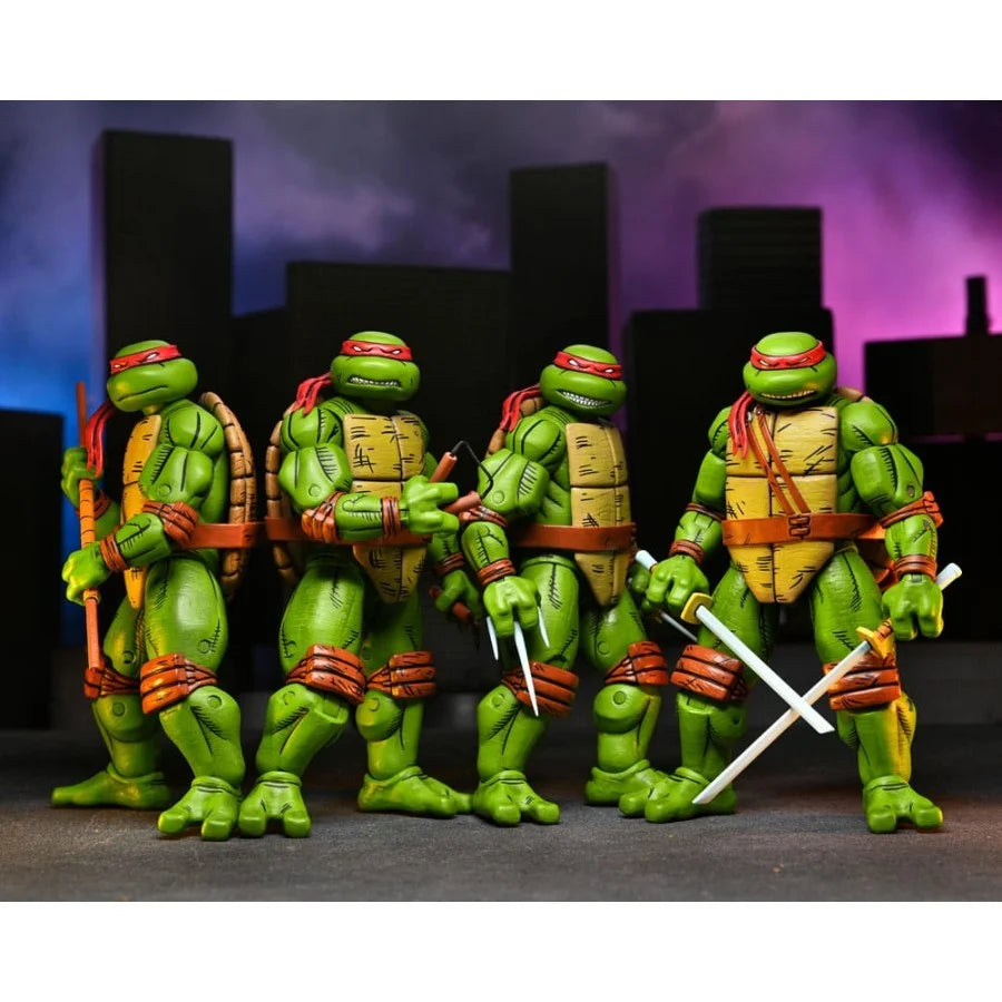 NECA Ultimate 7-Inch Teenage Mutant Ninja Turtles Action Figure 4-Pack Set from Mirage Comics