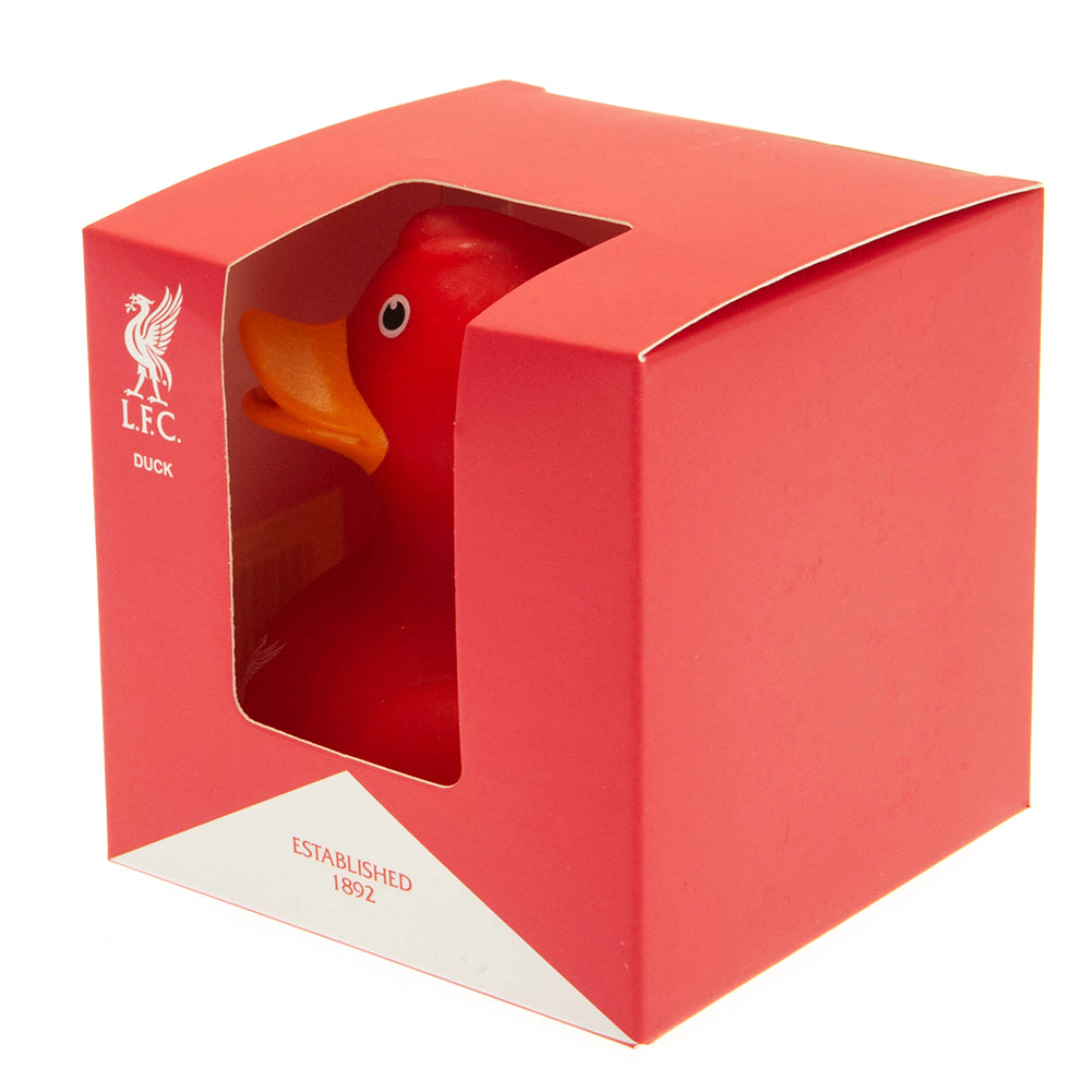 Liverpool Football Club Red Rubber Bath Time Duck Toy