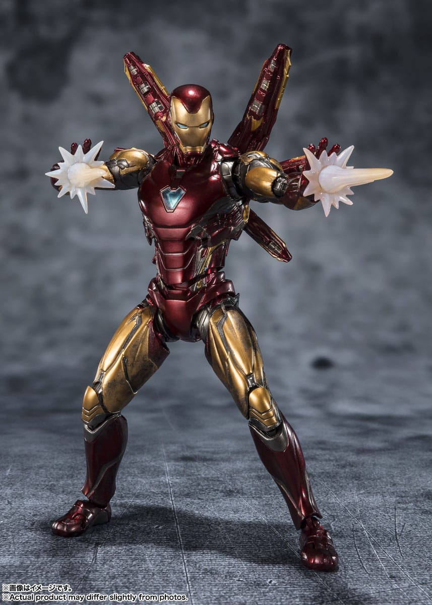 Avengers Endgame 2023 Five Years Later S.H. Figuarts Highly Detailed Iron Man Mk 85 Action Figure