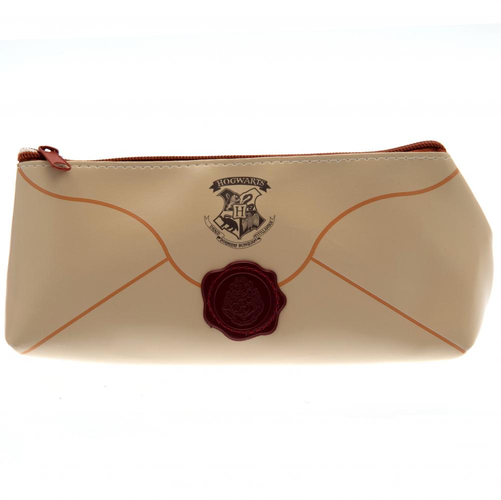 Harry Potter Themed Triangular Zipped Pencil Case Inspired by Hogwarts Letter