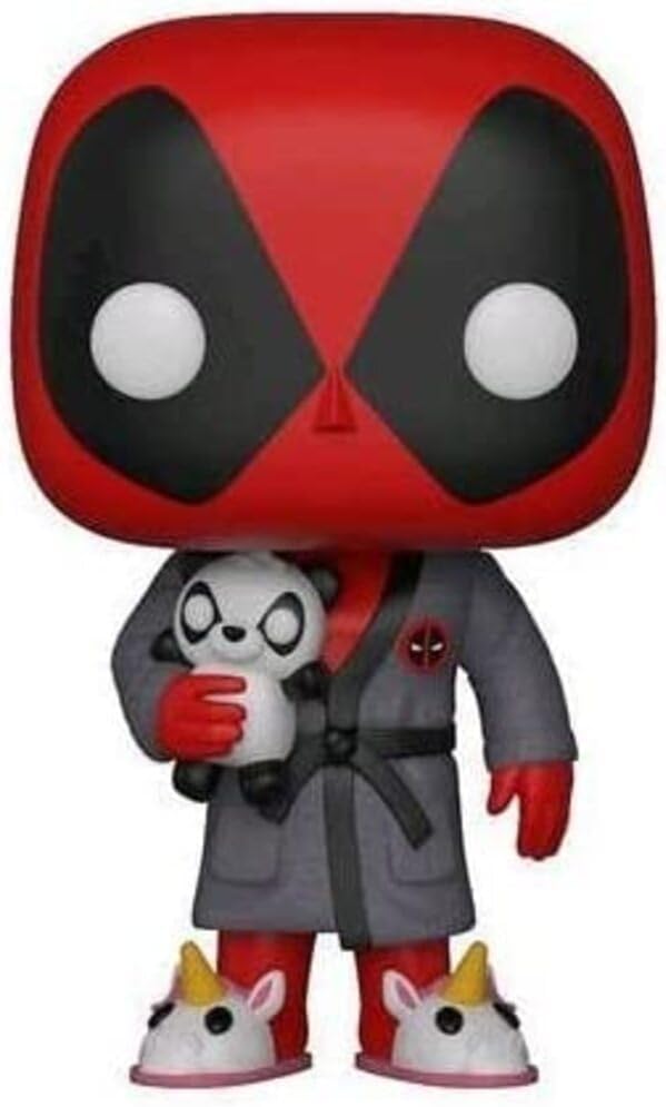 Marvel Deadpool Bedtime Themed Funko Pop! Vinyl Collectible Figure with Deadpool in Robe Design