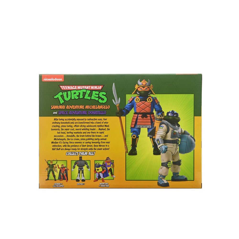 NECA 7-Inch Teenage Mutant Ninja Turtles Space & Samurai 2-Pack Action Figures