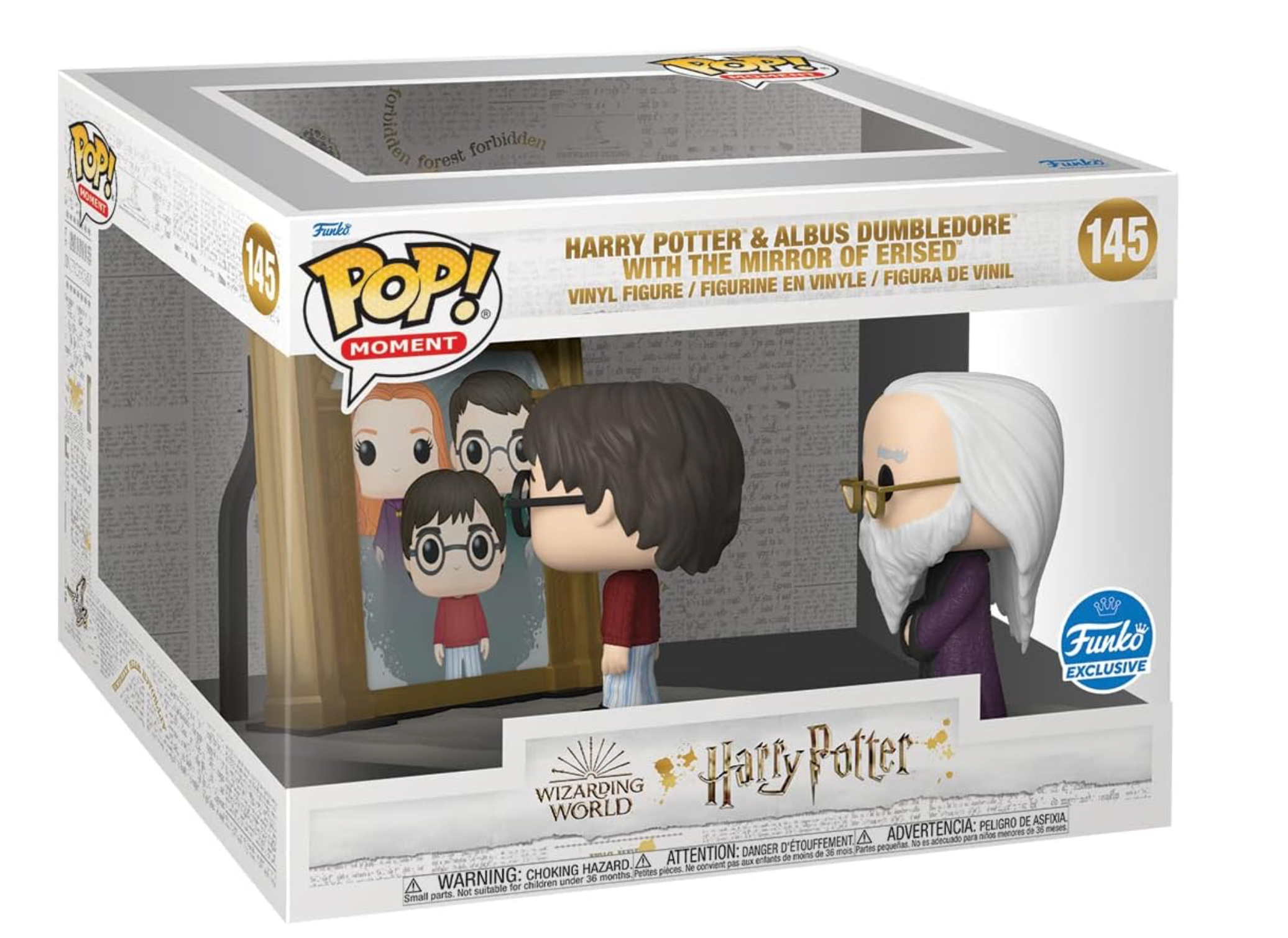 Funko Exclusive Harry Potter and Albus Dumbledore with Mirror of Erised Vinyl Figure