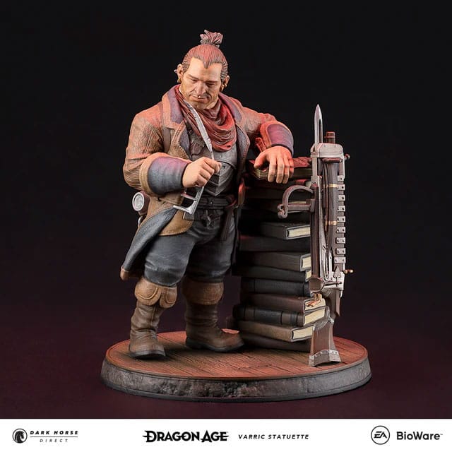 Limited Edition Collectible Dragon Age Varric Tethras Statue Figurine