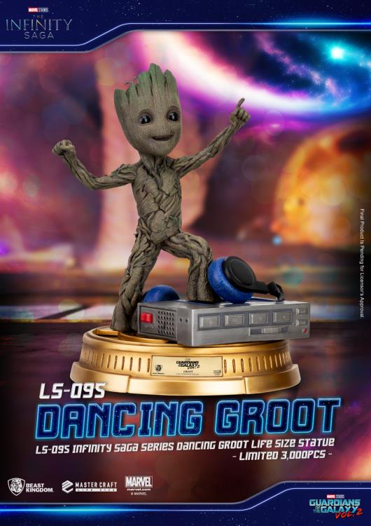 Exclusive Limited Edition Life-Sized Dancing Groot Statue from Guardians of the Galaxy Vol. 2 in the Infinity Saga