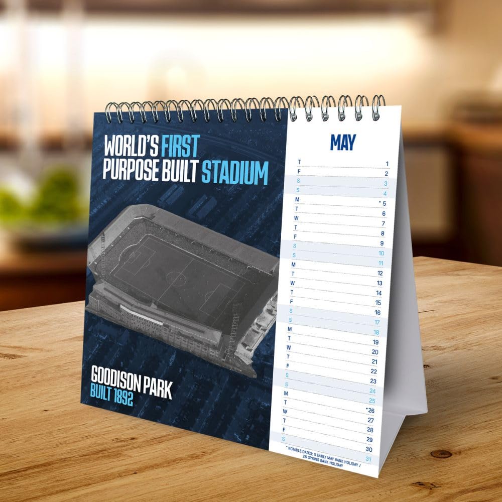 2025 Everton Football Club Desktop Display Calendar - Special Edition