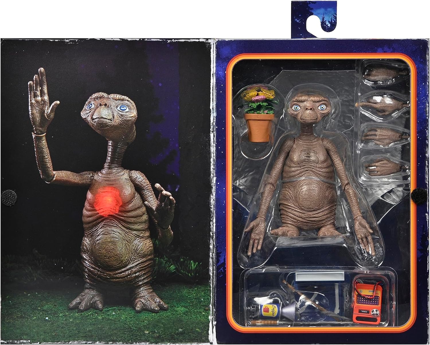 40th Anniversary E.T. The Extra-Terrestrial Deluxe LED Light-Up Action Figure