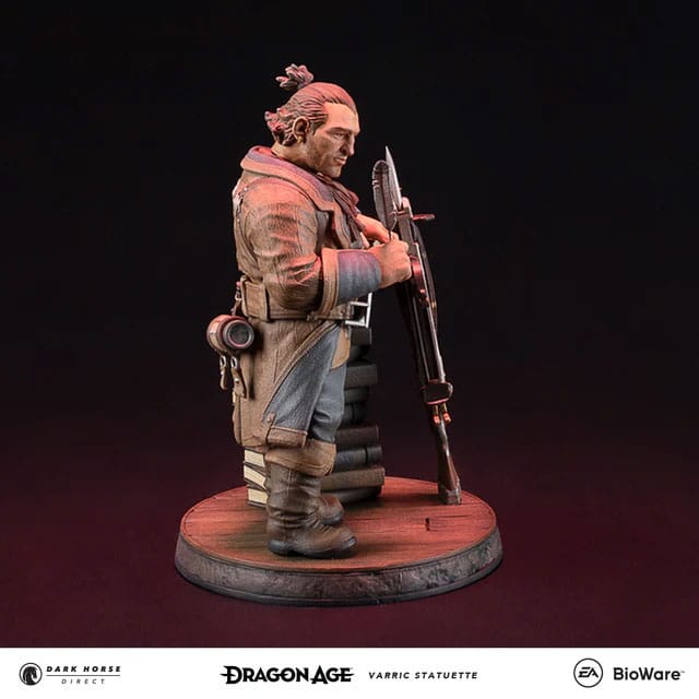 Limited Edition Collectible Dragon Age Varric Tethras Statue Figurine