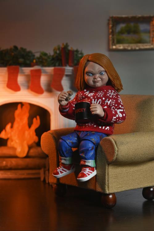 NECA Ultimate 7-Inch Chucky Action Figure (Holiday Edition) from TV Series