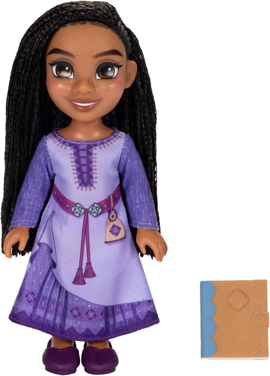 6-Inch Disney Wish Asha Collectible Doll with Journal