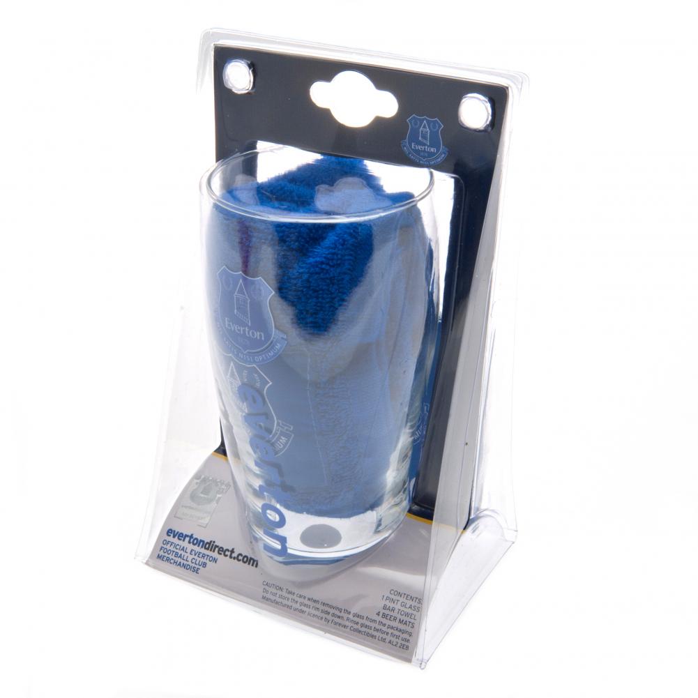 Everton FC Royal Blue Mini Bar Set with Club Crest