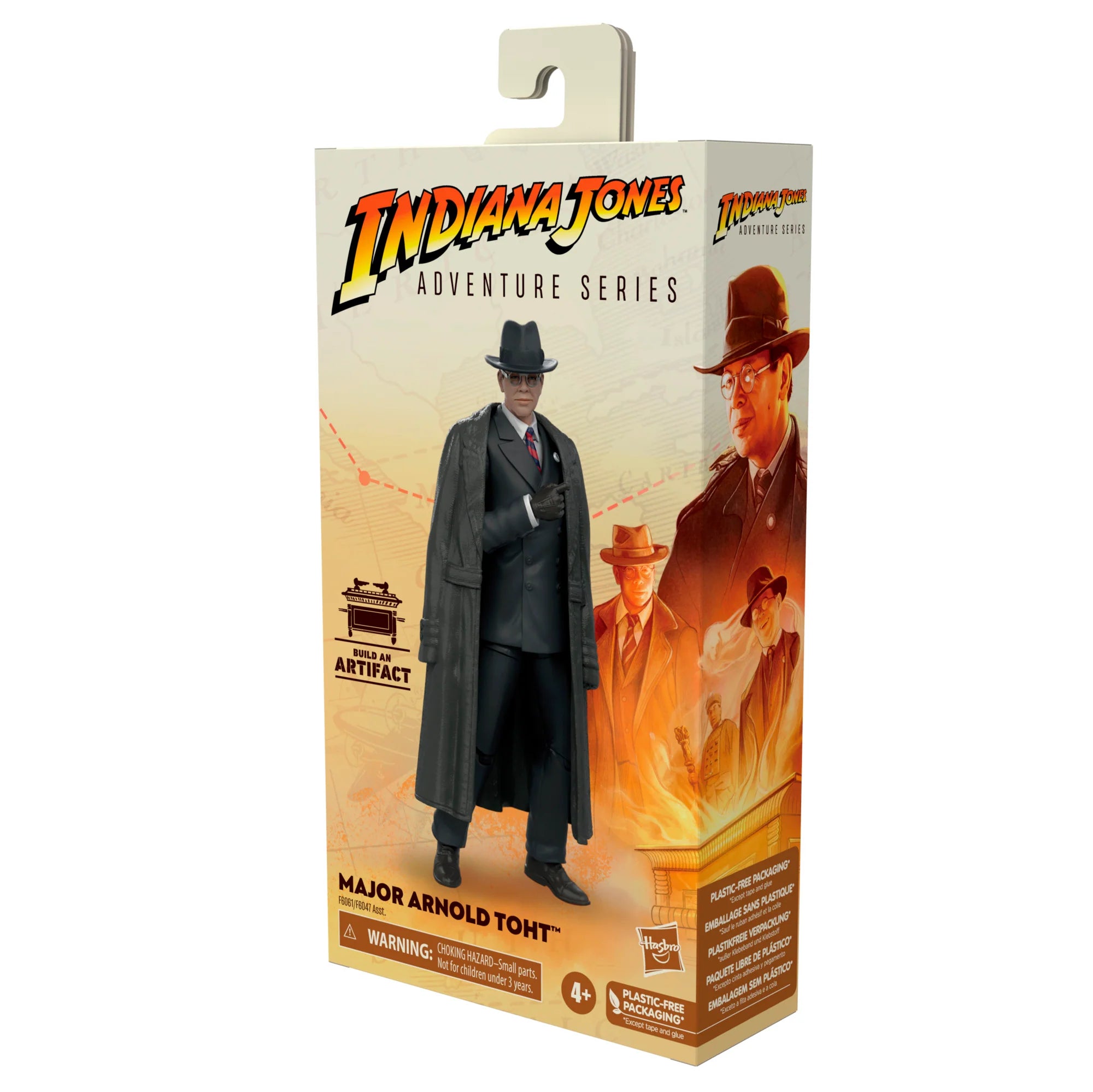 Indiana Jones Adventure Series Highly Detailed 6-Inch Major Arnold Toht Action Figure for Kids and Collectors